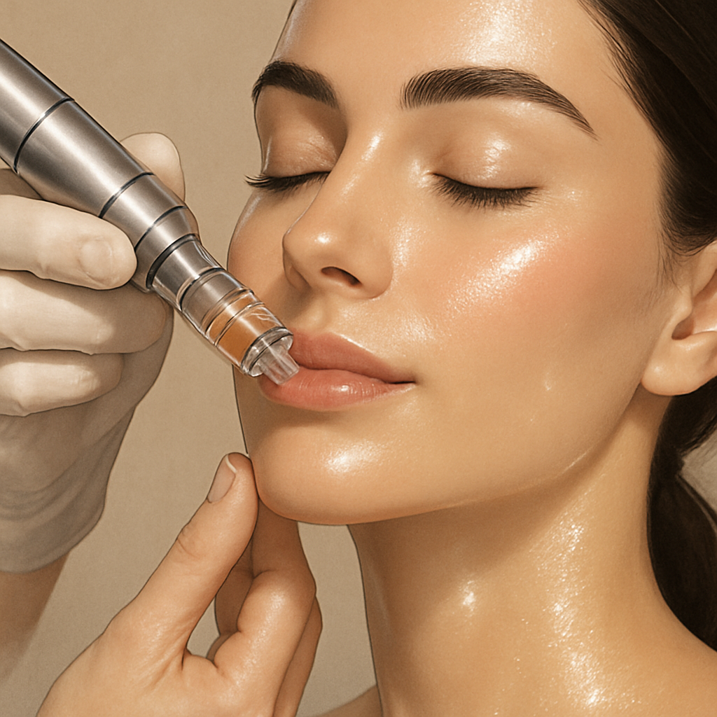 Microneedling with peptides